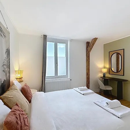 Daire Ceres - Grand Appartement - 3 Chambres - Centre - Reims